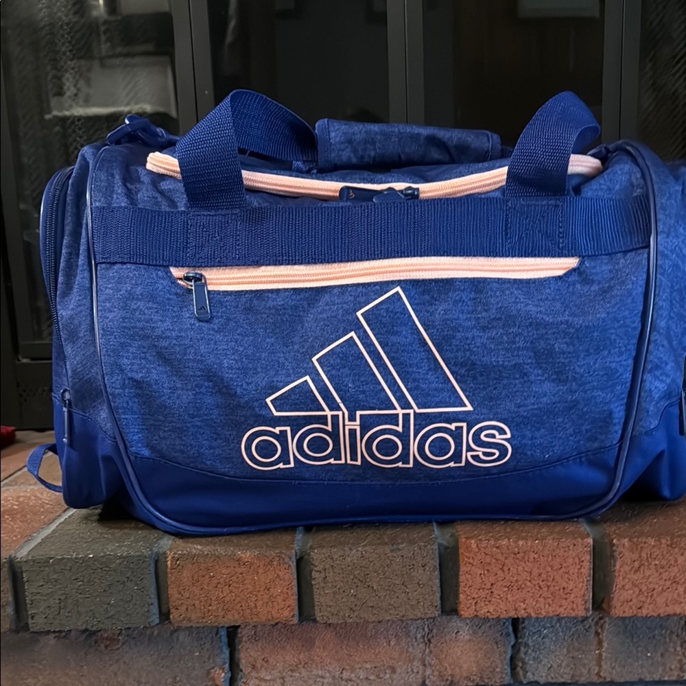 Adidas Blue Duffel Bag